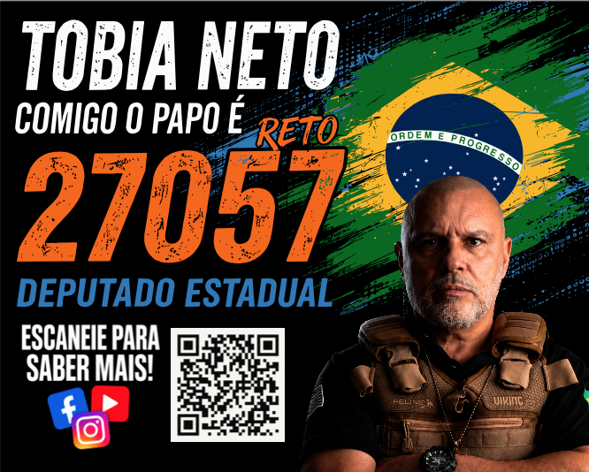 Tobia Neto 27057 — Deputado Estadual por São Paulo. Comigo o papo é reto.